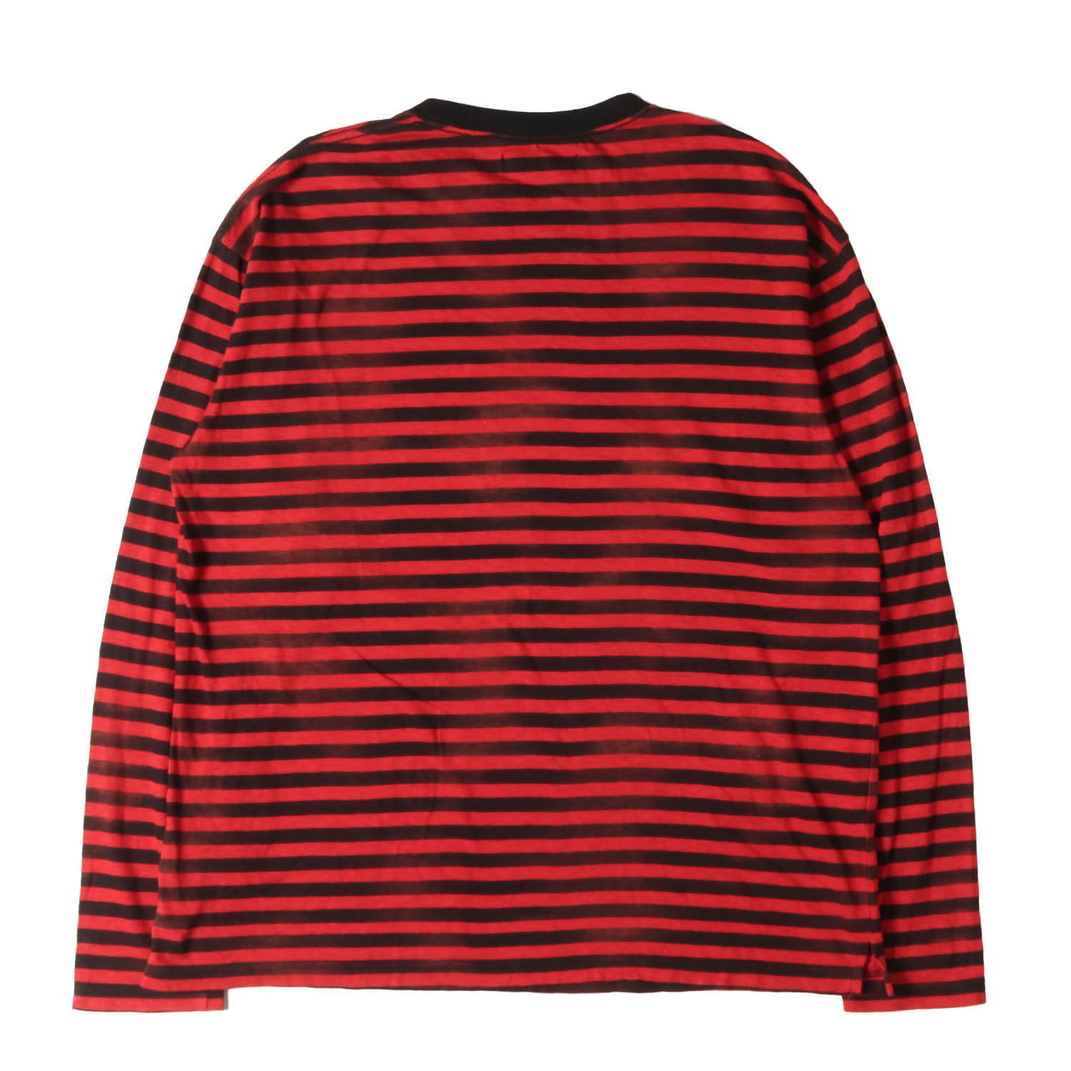 美品】MINEDENIM マインデニム Tシャツ レッド サイズ:M | 23SS かすれ 