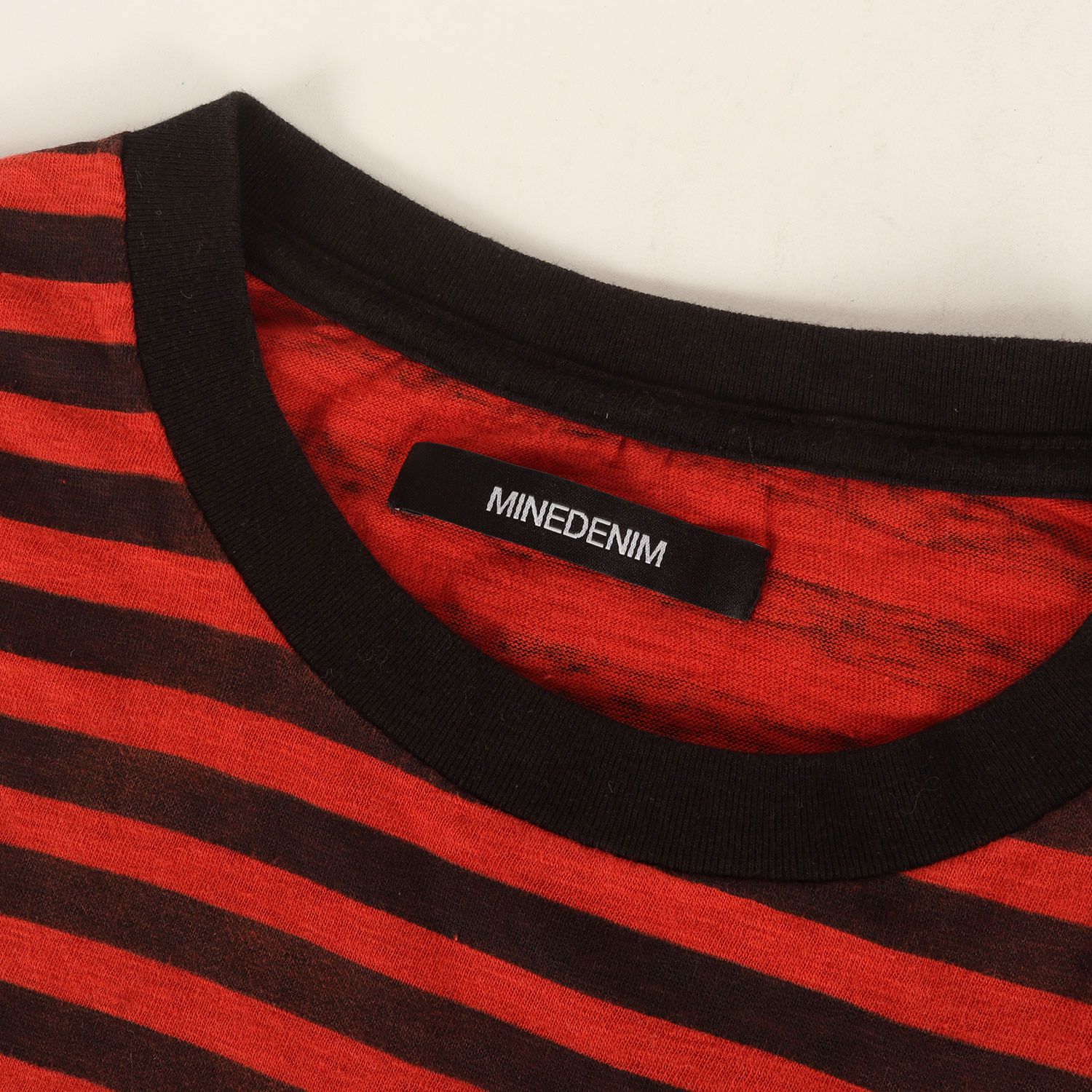 美品】MINEDENIM マインデニム Tシャツ レッド サイズ:M | 23SS かすれ 
