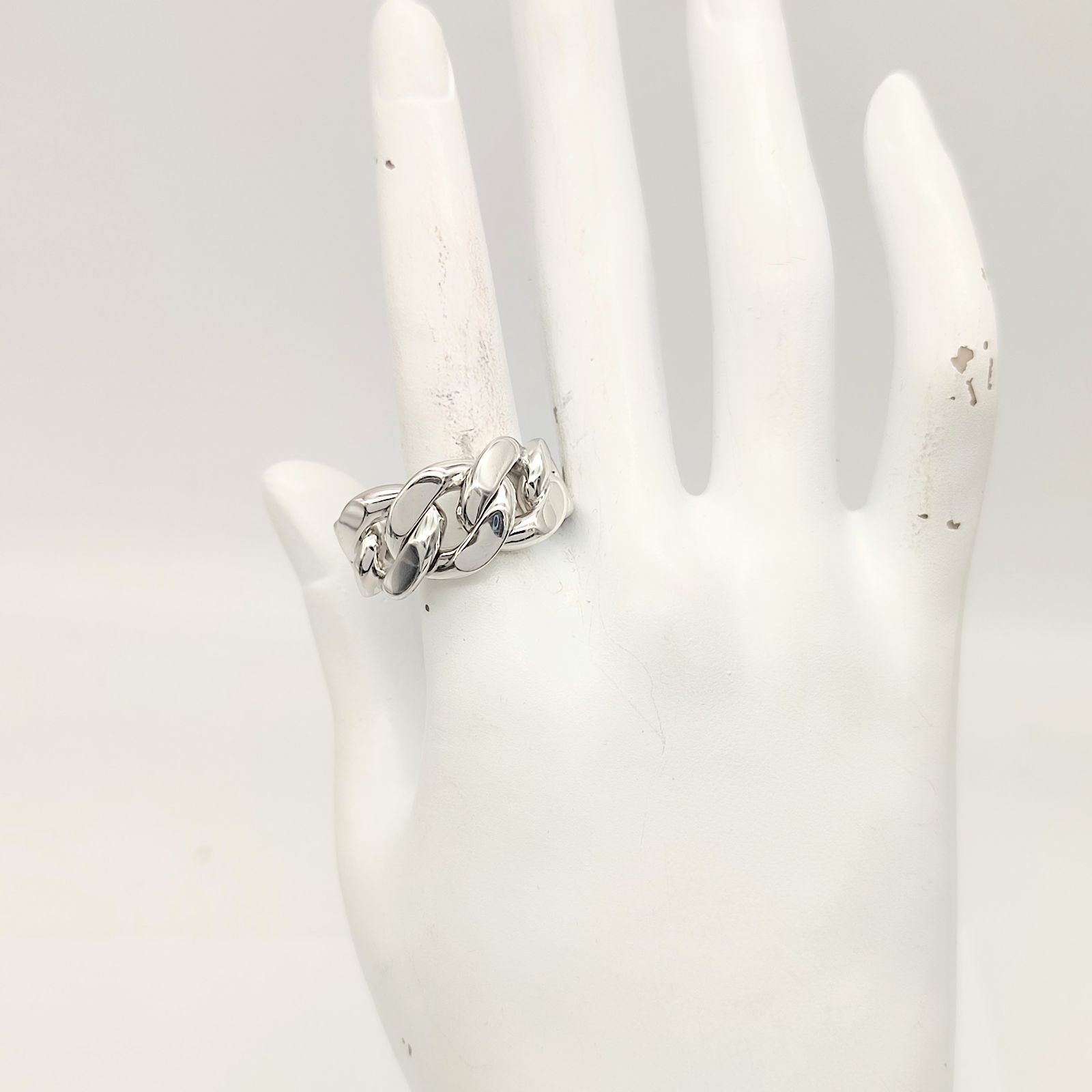 美品】Tom Wood トムウッド Dean Ring ディーンリング チェーン SILVER