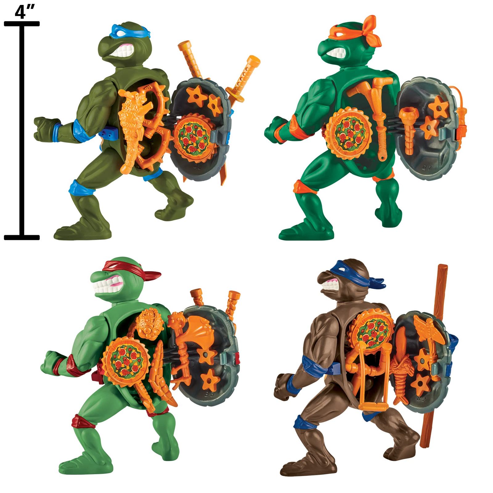新品 Teenage Mutant Ninja Turtles Playmates Toys ティーンエイジ