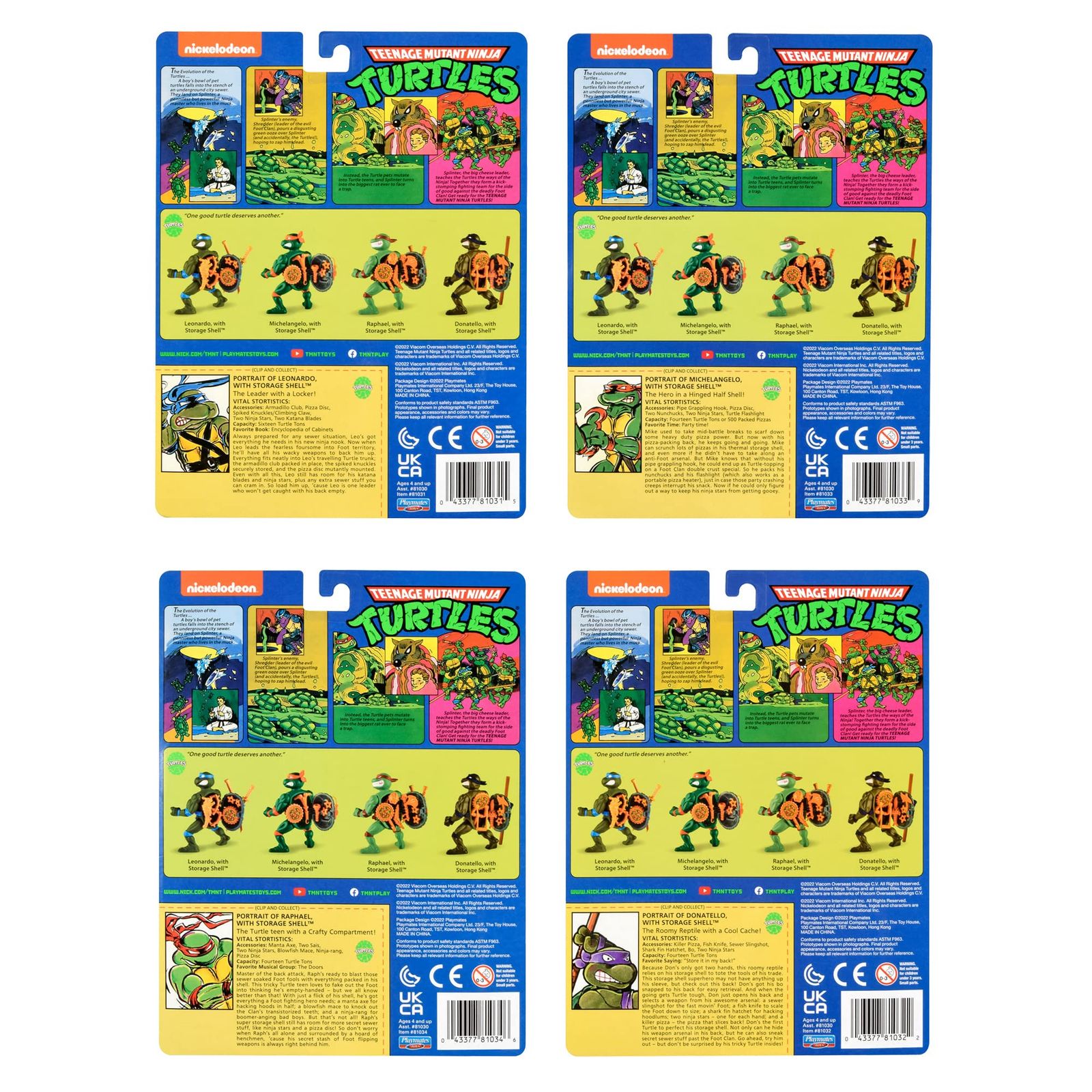 新品 Teenage Mutant Ninja Turtles Playmates Toys ティーンエイジ