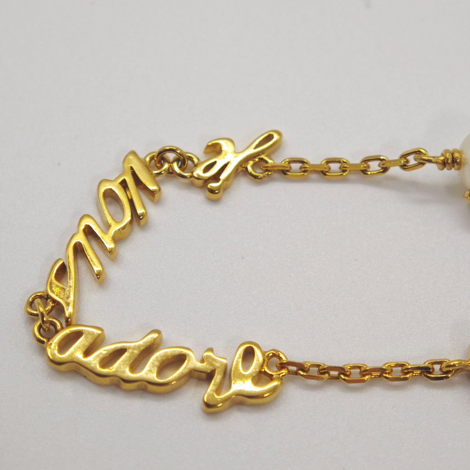 中古】Christian Dior ブレスレット Amour Je Vous Adore - メルカリ