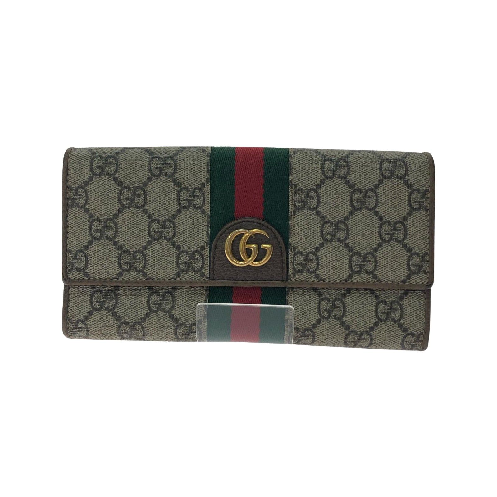 ▽▽GUCCI グッチ レディース 長財布 GGスプリーム シェリーライン 