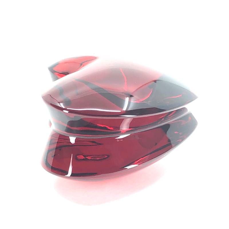 美品・箱付き】Baccarat バカラ／ザンザン ハート レッド ペーパー