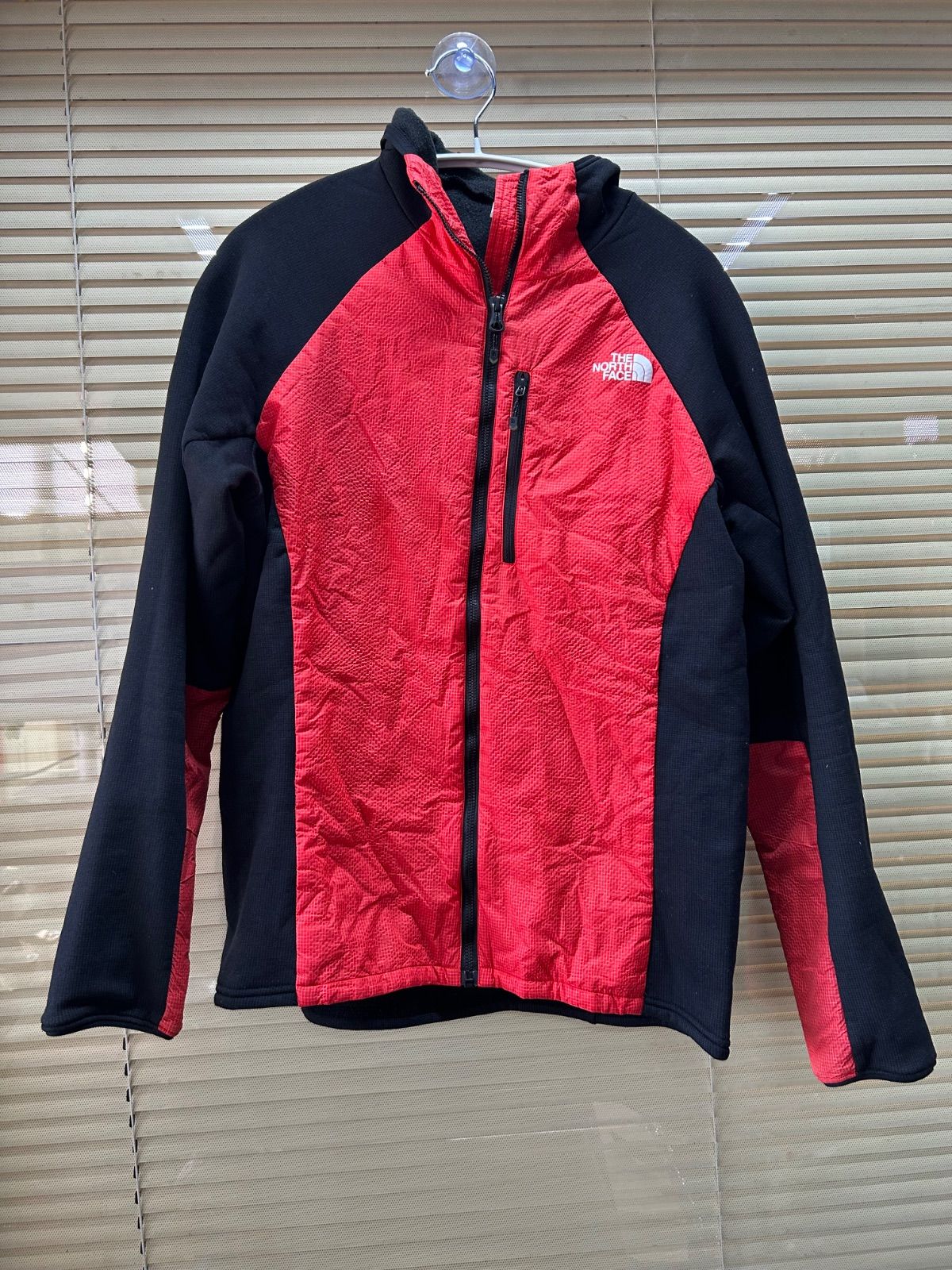 THE NORTH FACE フリース切替 ジャケット Mサイズ 赤黒 THE NORTH FACE 