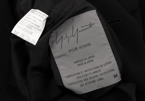 ヨウジヤマモトプールオムYohji Yamamoto POUR HOMME ウールギャバ