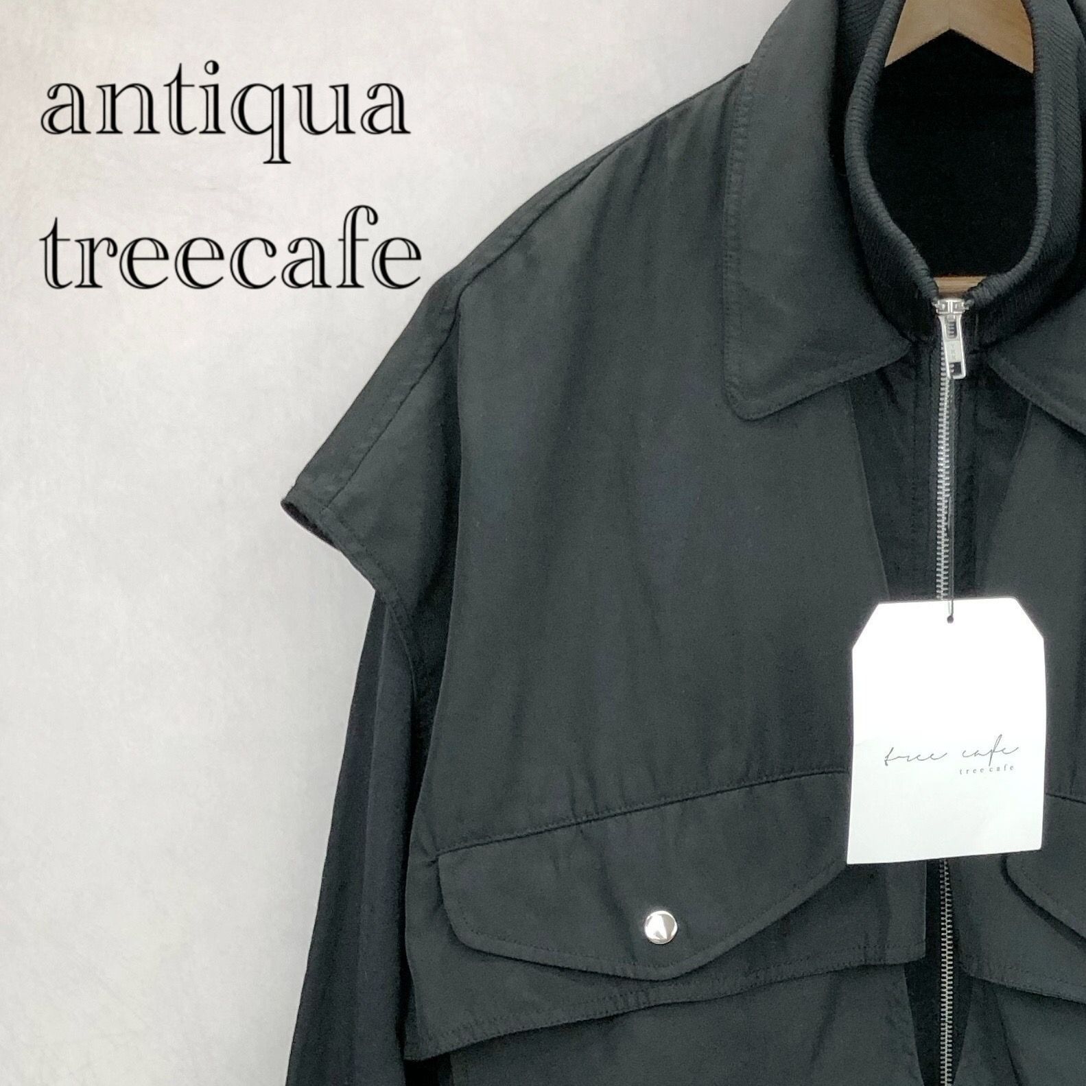 antiqua アンティカ treecafe レイヤード風 MA-1 YZ-00029 ナイロン