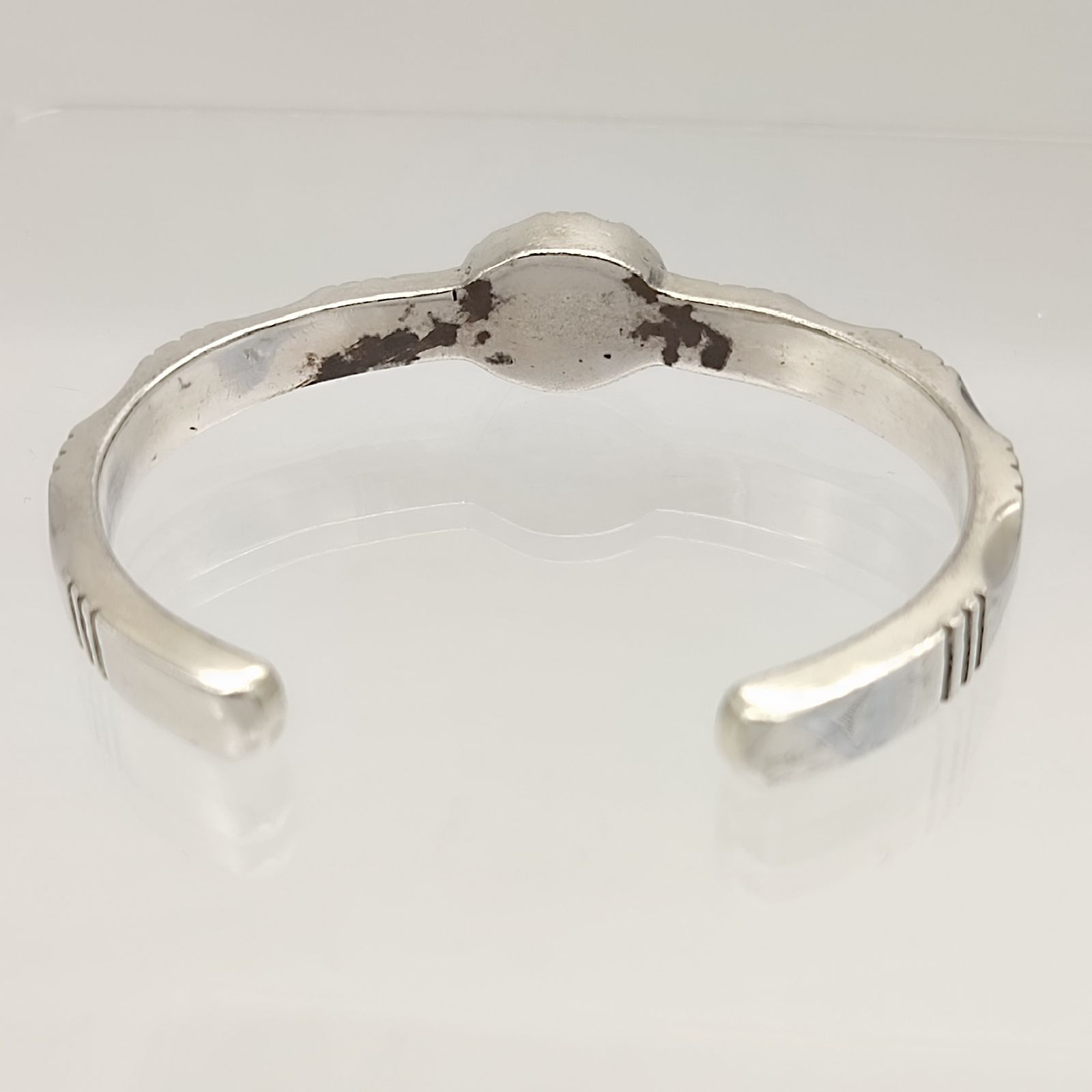 美品】ターコイズバングル R・S刻印 ナバホ族 STERLINGSILVER シルバー
