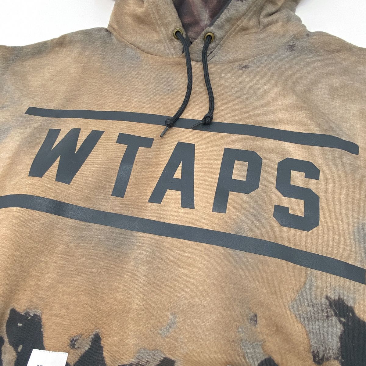 WTAPS ダブルタップス DESIGN HOODED TEAM ブリーチ ロゴ プルオーバー 