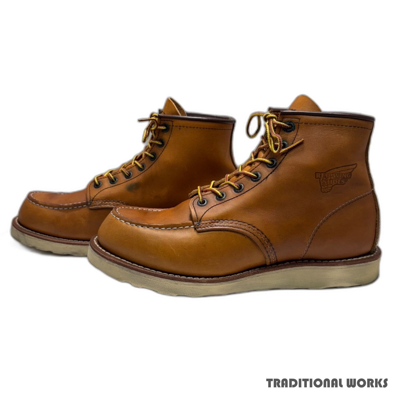 REDWING Red Wing レッドウィング 箱付き 875 アイリッシュセッター 6インチモックトゥブーツ オロイジナル 2011年 US9E USA製 - レッドウィング 875 アイリッシュセッター 10E 旧四角犬タグ