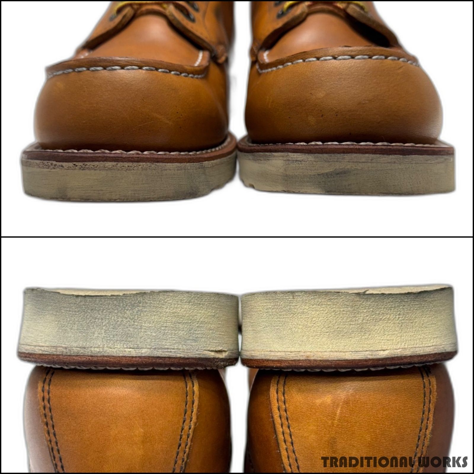 REDWING Red Wing レッドウィング 箱付き 875 アイリッシュセッター 6インチモックトゥブーツ オロイジナル 2011年 US9E USA製 - レッドウィング 875 アイリッシュセッター 10E 旧四角犬タグ