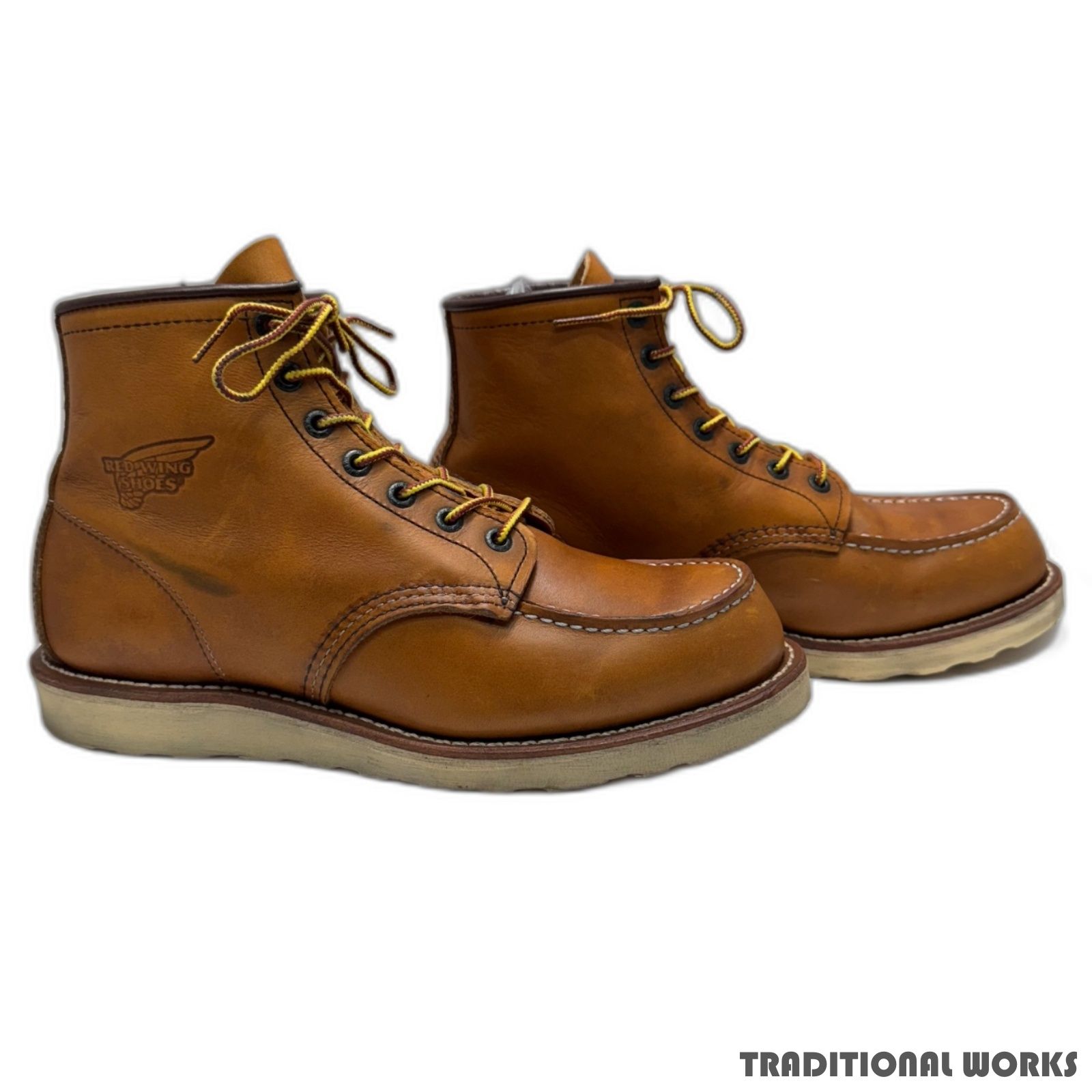 REDWING Red Wing レッドウィング 箱付き 875 アイリッシュセッター 6インチモックトゥブーツ オロイジナル 2011年 US9E USA製 - レッドウィング 875 アイリッシュセッター 10E 旧四角犬タグ