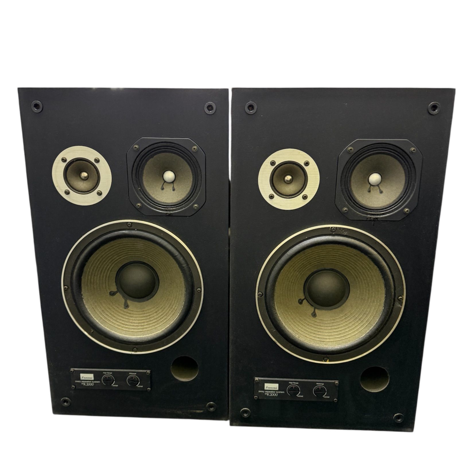 山水 スピーカー SANSUI 山水電気 SP-K2000 ペアスピーカー 3way