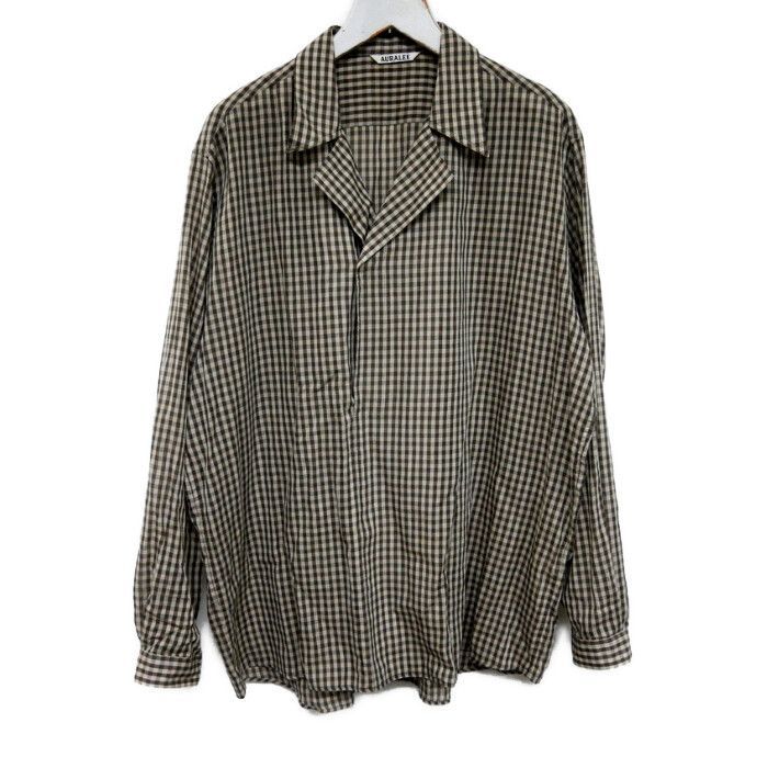 AURALEE オーラリー 国内正規 25SS AIRY LIGHT COTTON CHECK P/O AURALEE オーラリー 国内正規 25SS AIRY LIGHT COTTON CHECK P/O