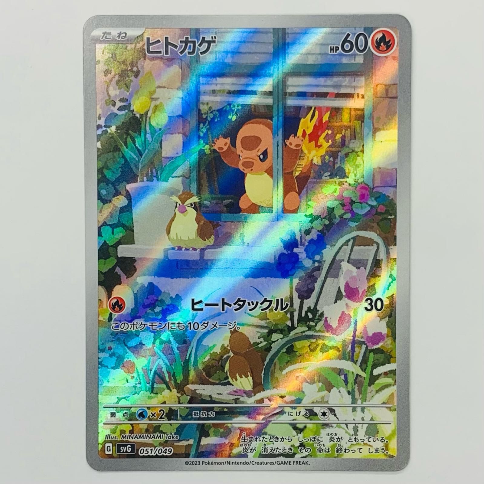 ヒトカゲ SVG ポケモンカード ヒトカゲ(D){炎}〈051⁄049〉[SVG] 浜館56-275