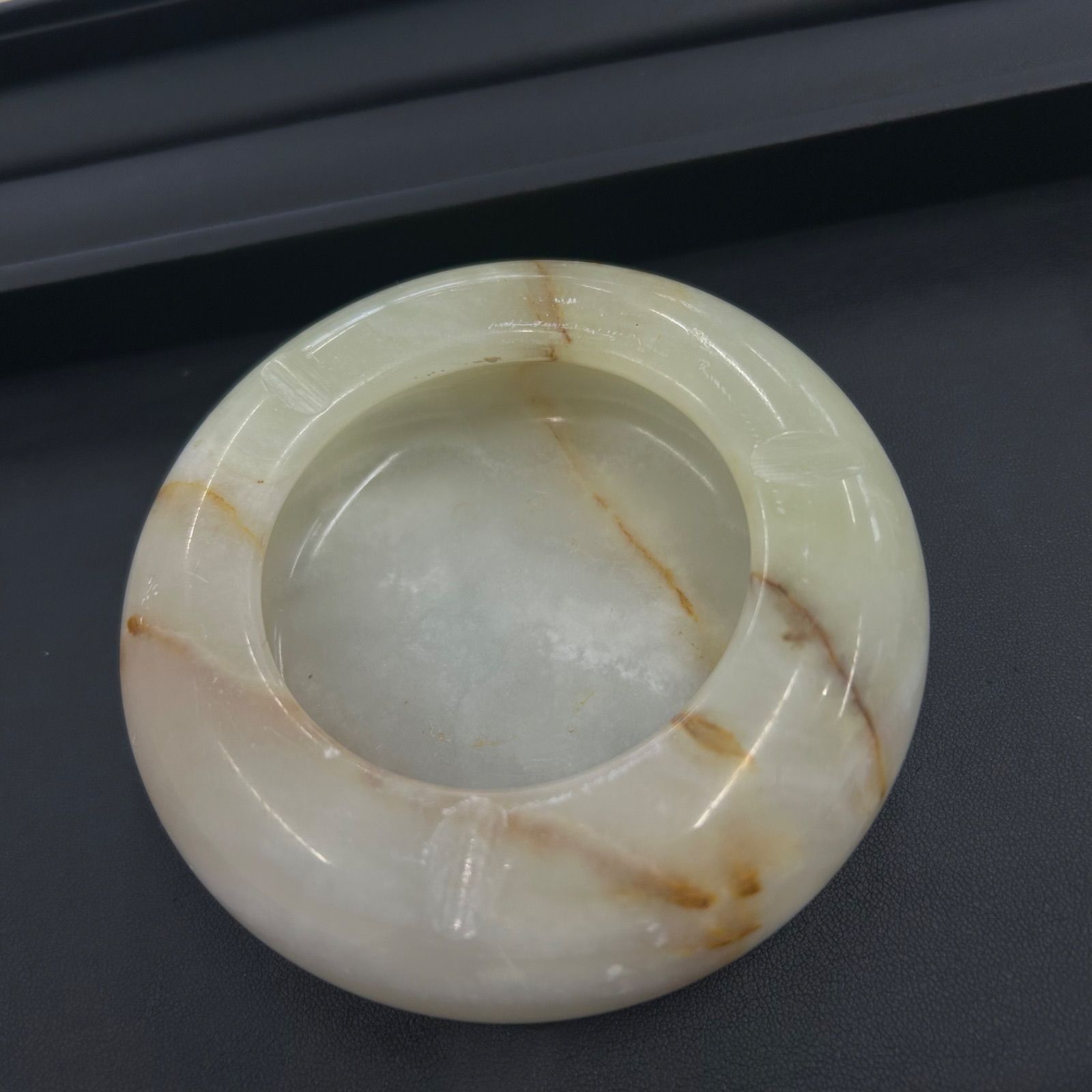 大理石　オニキス　灰皿