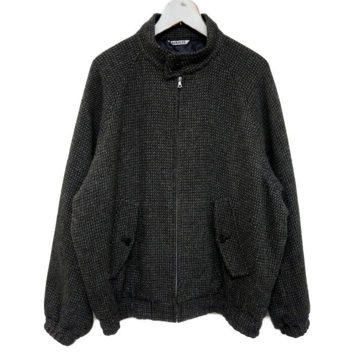 AURALEE オーラリー 国内正規 25AW ALPACA WOOL SILK TWEED ZIP