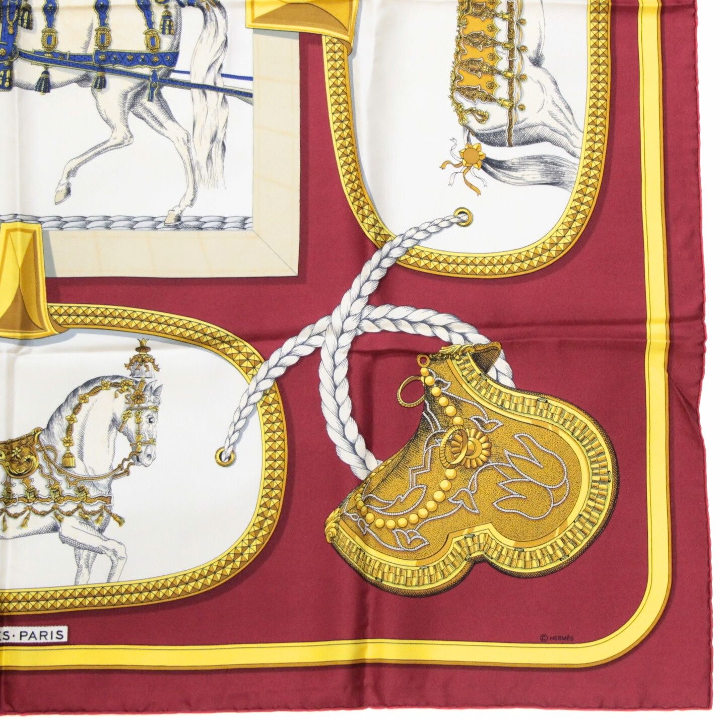 HERMES カレ90 スカーフ GRAND APPARAT 盛装の馬 【公式通販】