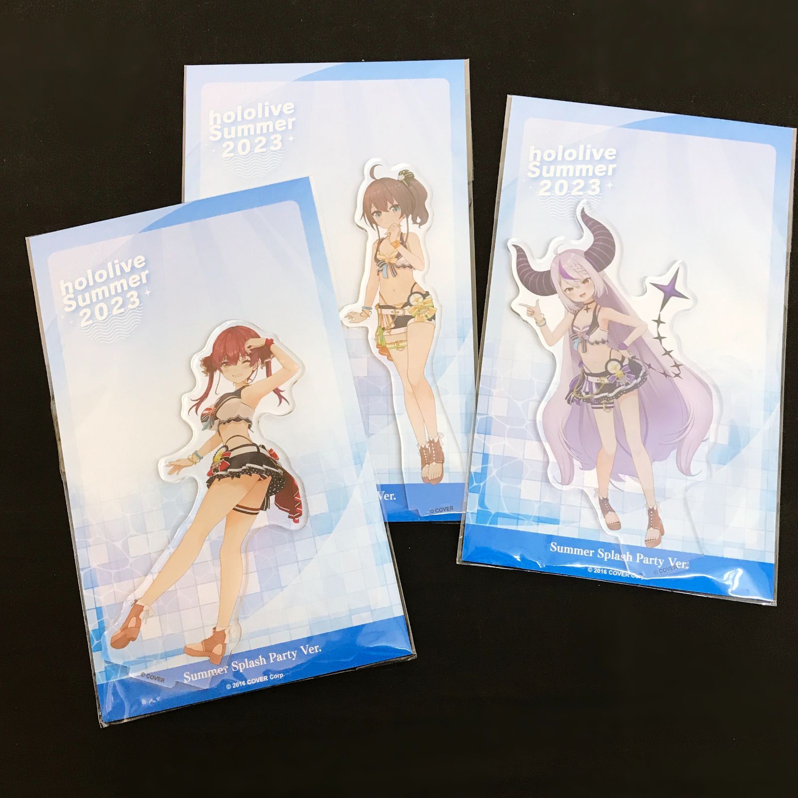 広店】3種 3Dアクリルスタンド サマースプラッシュパーティーver 