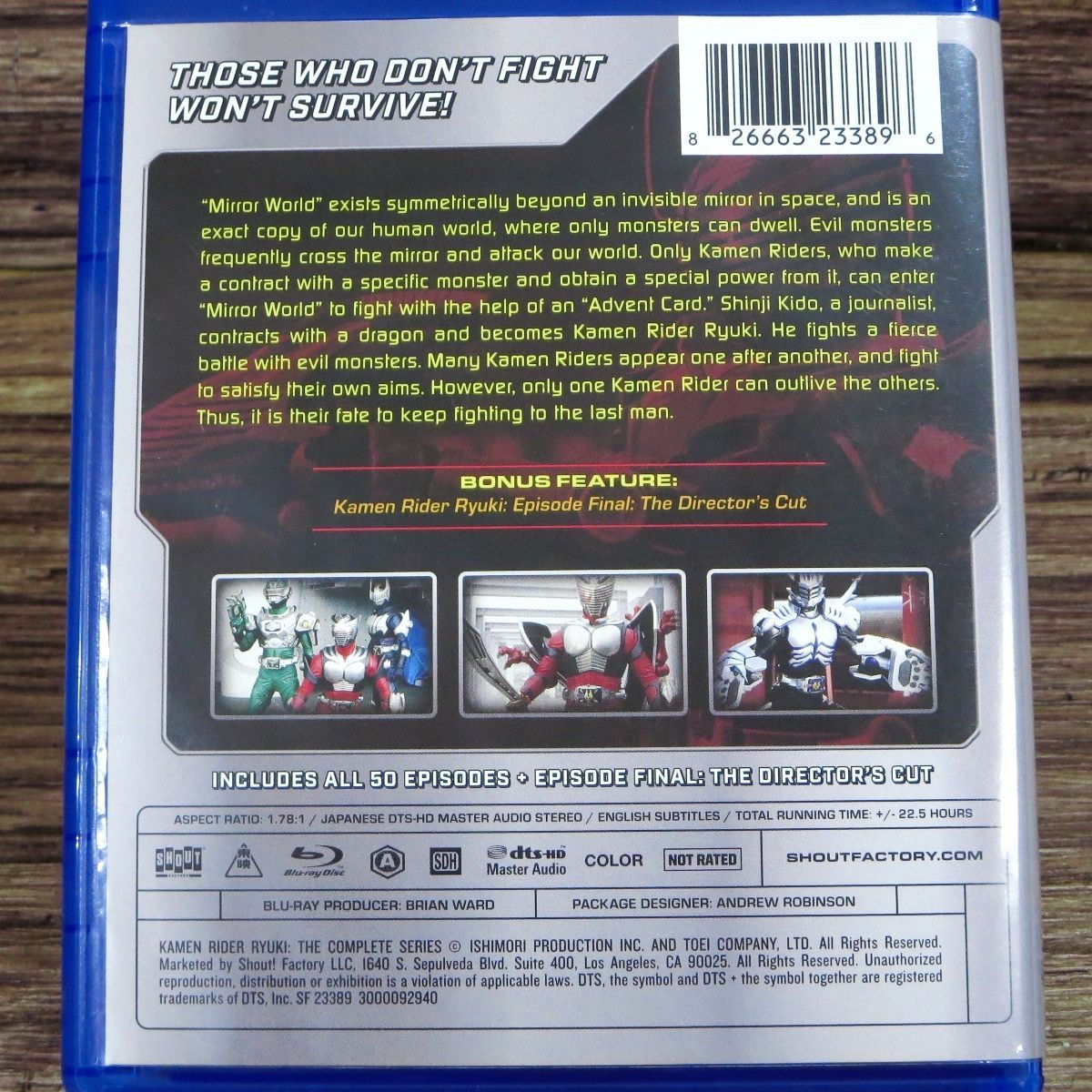 ○Kamen Rider 仮面ライダー 北米版Blu-ray BOX The Complete Series3