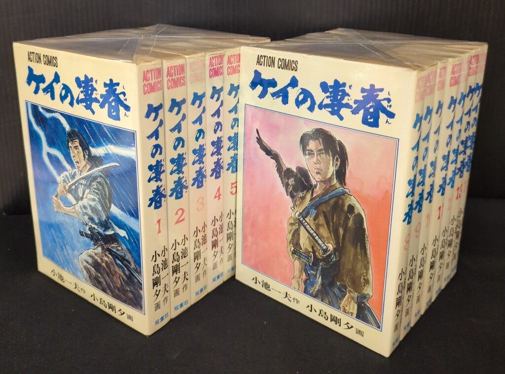 小池書院 劇画キングシリーズ 小島剛夕 ケイの凄春 全14巻 セット