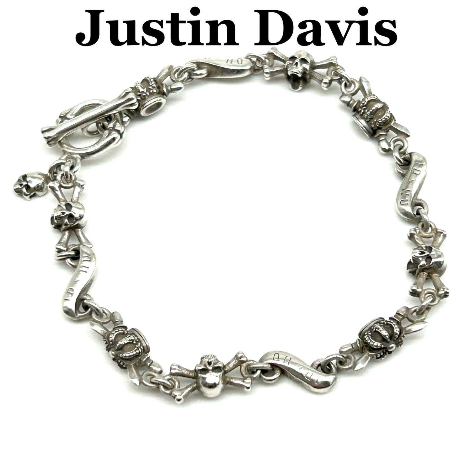 美品】Justin Davis ジャスティンデイビス ダブルクロス ブレスレット