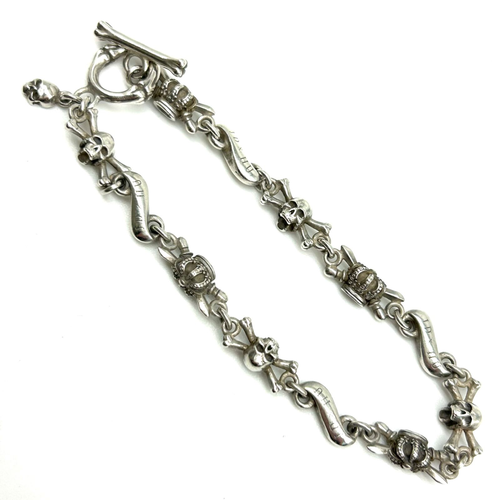 美品】Justin Davis ジャスティンデイビス ダブルクロス ブレスレット