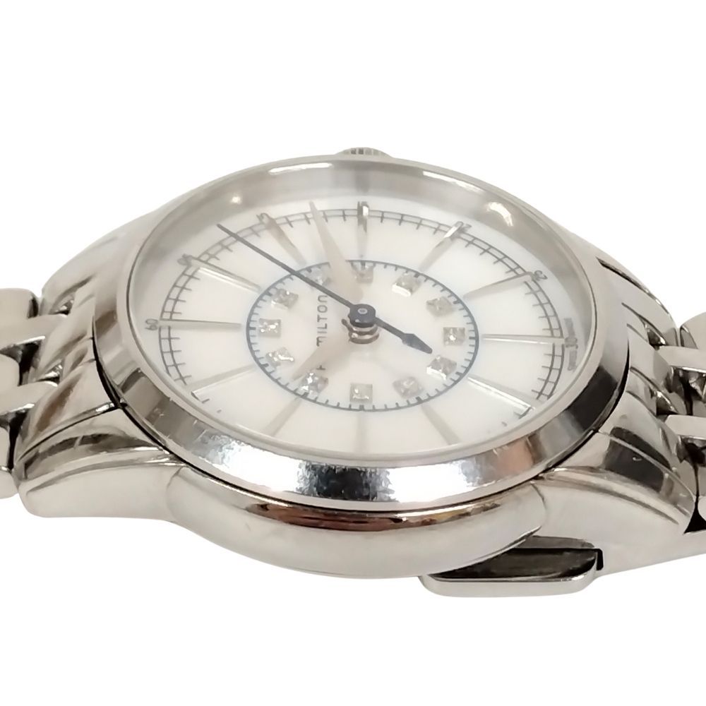 HAMILTON ハミルトン H403110 レイルロード 12Pダイヤ クォーツ レディース 腕時計 正規品 / C618 HAMILTON ハミルトン H403110 レイルロード 12Pダイヤ クォーツ