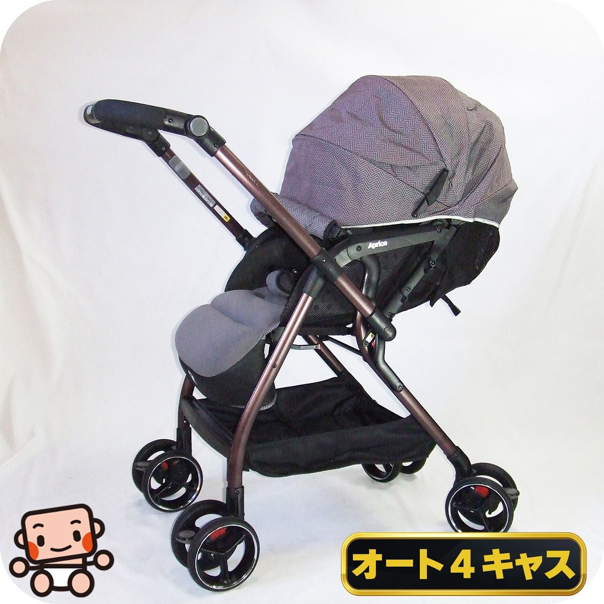 っ 厳選 ベビーカー アップリカ Aprica オプティア プレミアム AB ハイシート 1カ月から ベビーカー C.一般