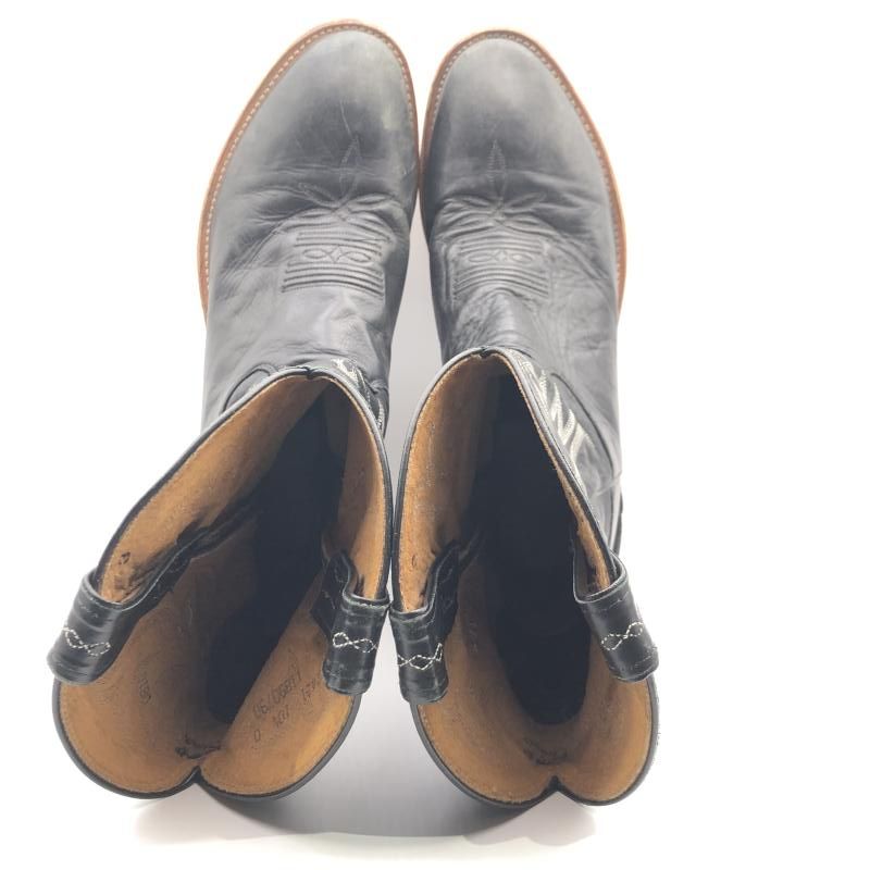 中古】Tony Lama ウエスタンブーツ 10 1/2 ブラック 11890790