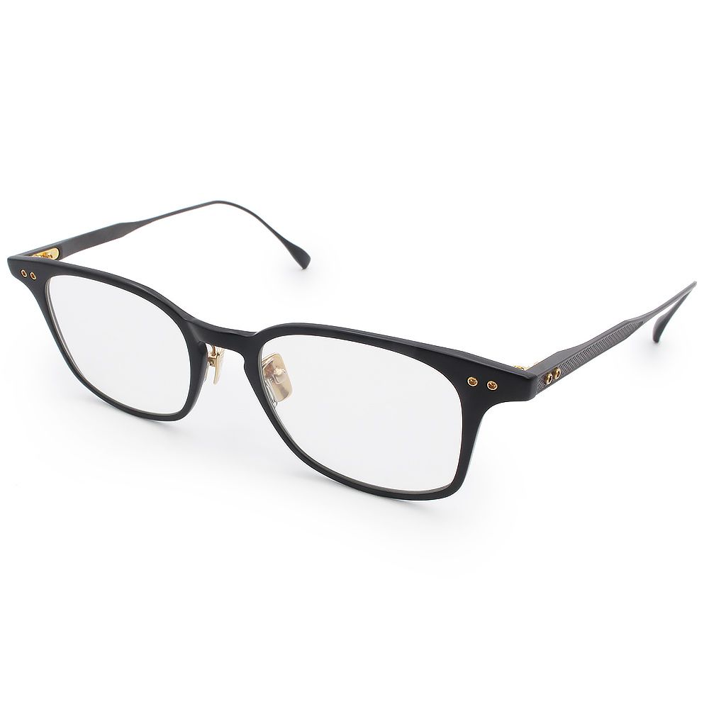ディータ DRX-2072 BUCKEYE バックアイ チタン ブラック メガネ 眼鏡 サングラス アイウェア ゴールド金具 DITA（美品） DITA ディータ メガネ [BUCKEYE バックアイ DRX-2072-A 49mm AF