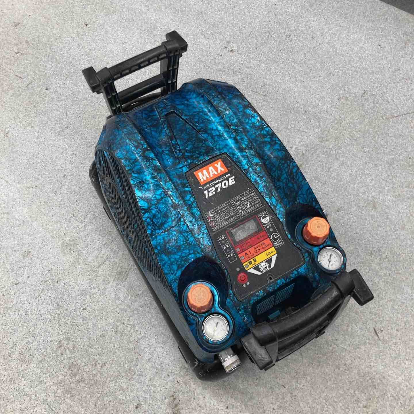 ◇マックス(MAX) エアコンプレッサー AK-HH1270E ガイアブルー【八潮店
