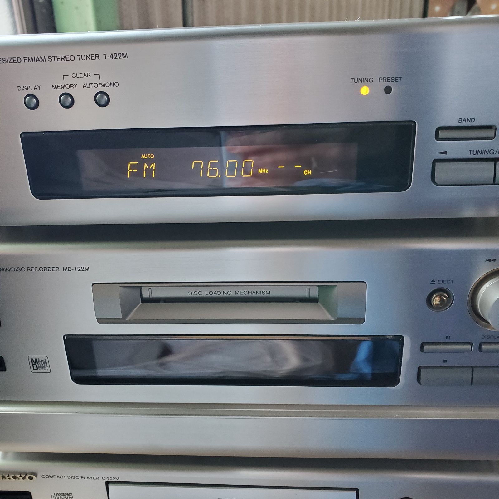 ジャンク】ONKYO T-422M/A-922M/MD-122M/C-722M スピーカー D-202AII