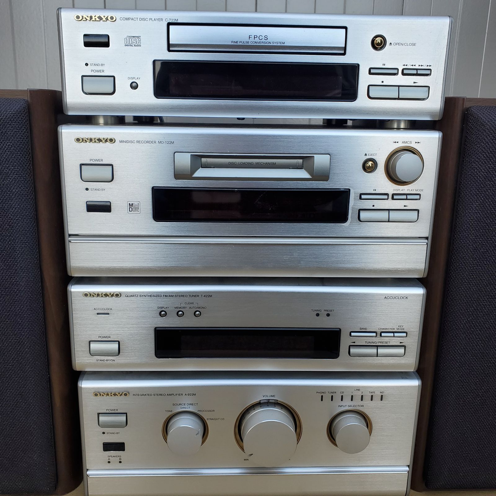 ジャンク】ONKYO T-422M/A-922M/MD-122M/C-722M スピーカー D-202AII