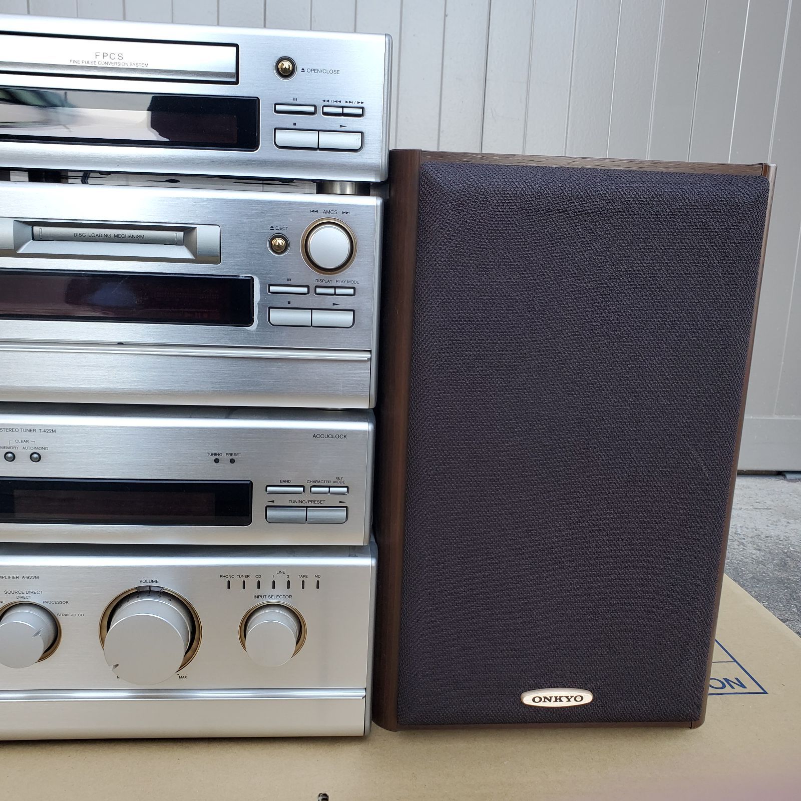 ジャンク】ONKYO T-422M/A-922M/MD-122M/C-722M スピーカー D-202AII