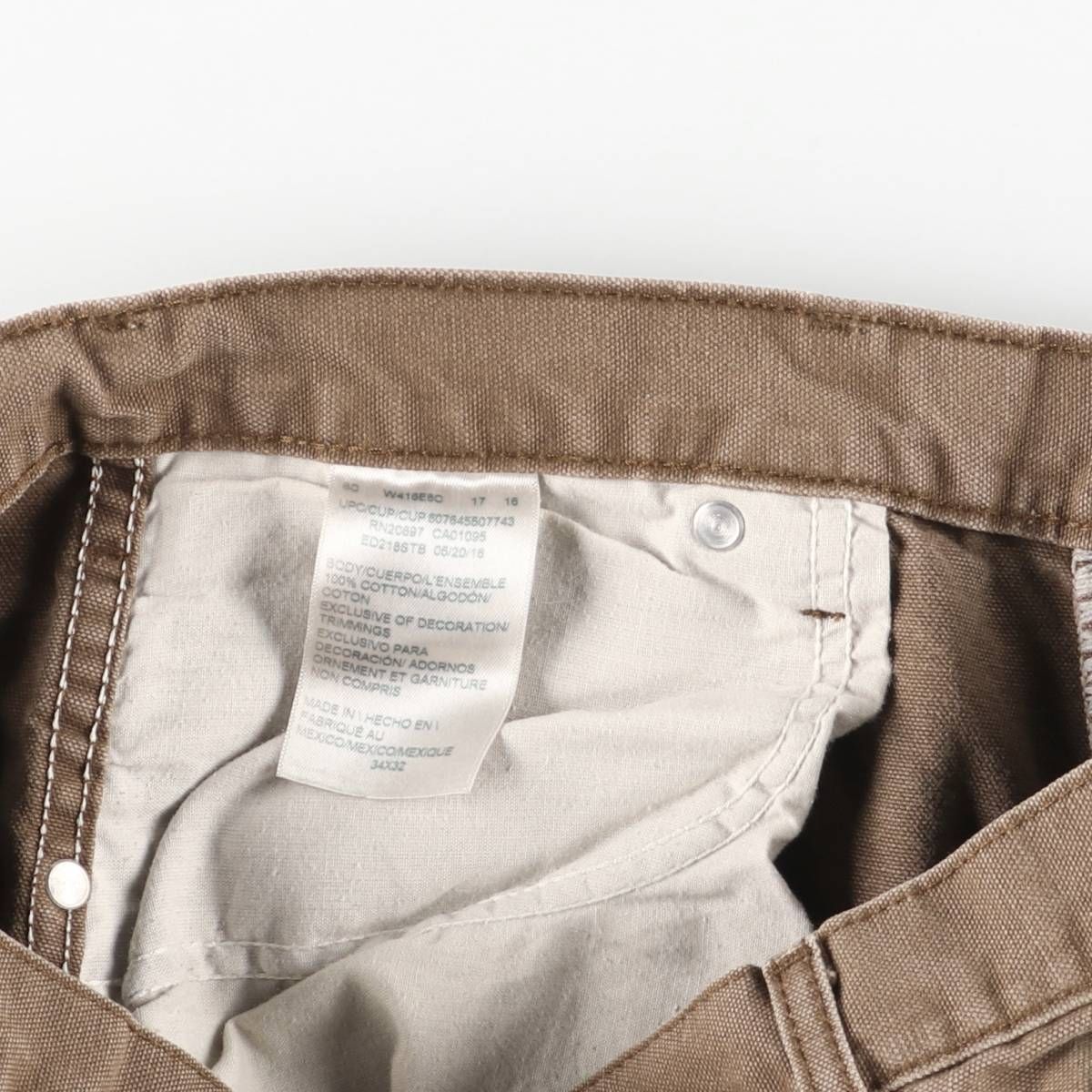 古着 ディッキーズ Dickies ダックワークパンツ メンズw34相当