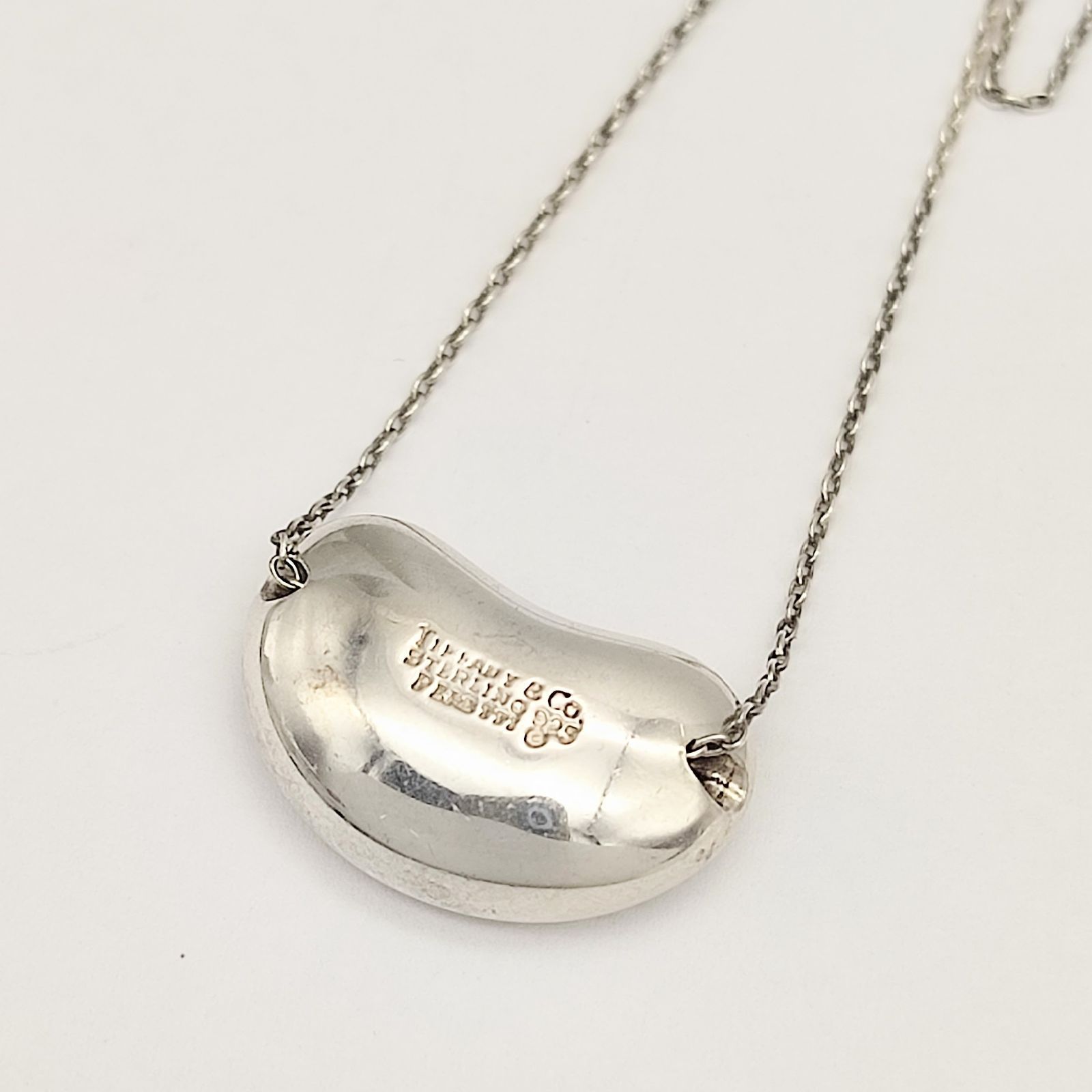 美品】TIFFANY ティファニー ビーンズ ラージ ネックレス エルサ 