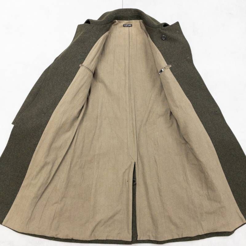 FRANK LEDER フランクリーダー ロングコート メルトンウール ダブル