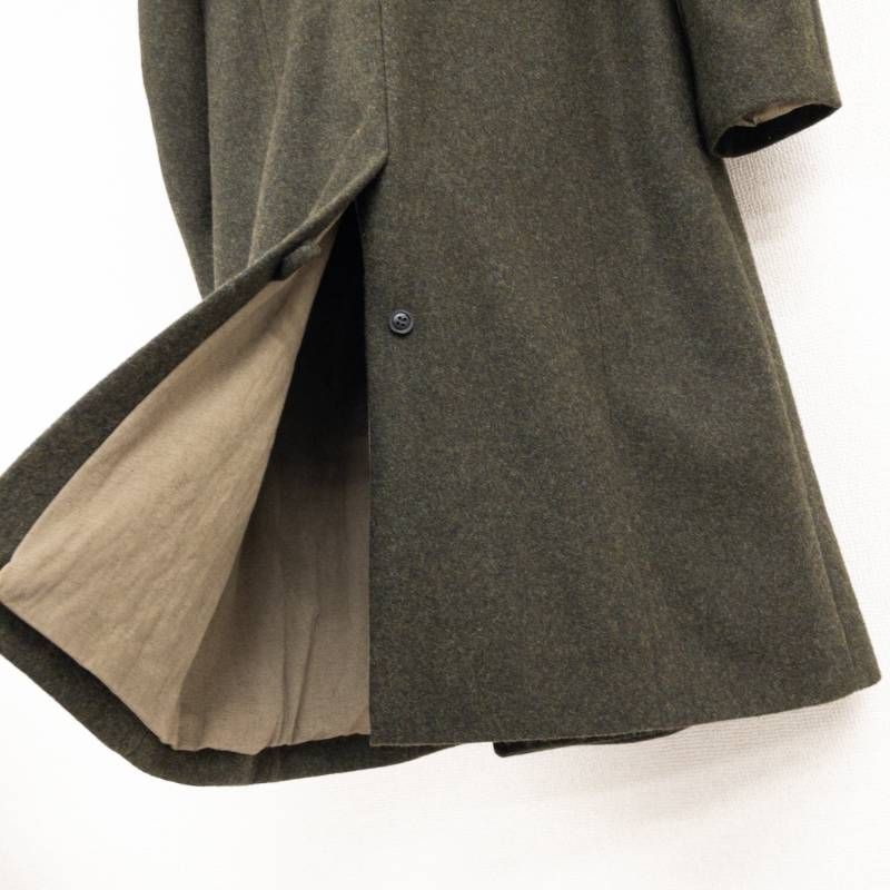 FRANK LEDER フランクリーダー ロングコート メルトンウール ダブル