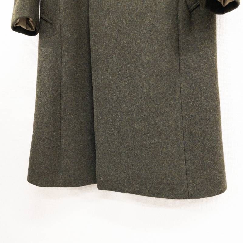 FRANK LEDER フランクリーダー ロングコート メルトンウール ダブル
