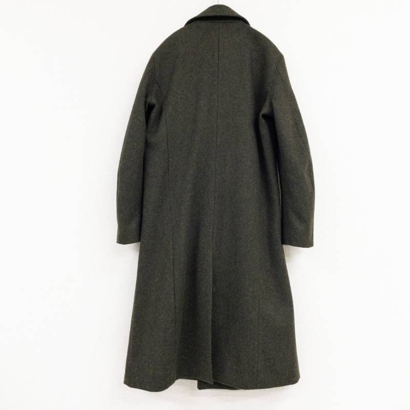 FRANK LEDER フランクリーダー ロングコート メルトンウール ダブル