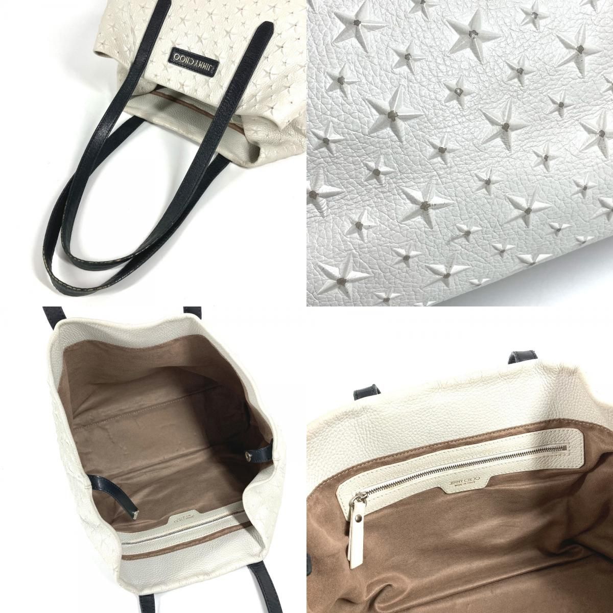 JIMMY CHOO ジミーチュウ ショルダーバッグ スタースタッズ ロゴ 
