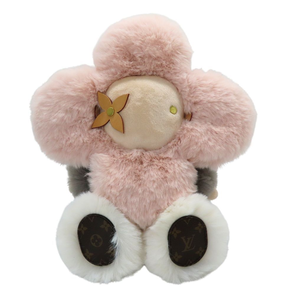 LOUIS VUITTON ルイヴィトン GI0831 ピンク×グレー×ホワイト ドゥドゥ ヴィヴィエンヌ ぬいぐるみ 人形 ふわふわ マスコット インテリア コレクション LV A2600873 無料ギフトラッピング承ります