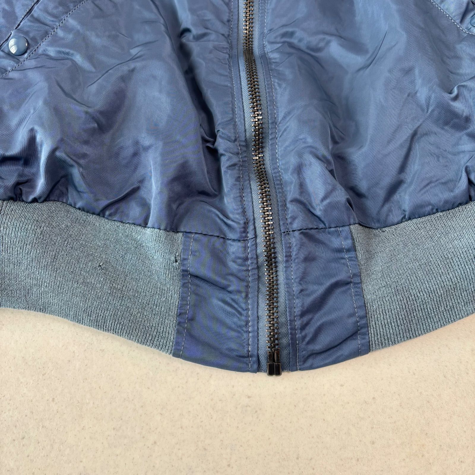 USA製 50s 復刻 ALPHA INDUSTRIES flight jacket TYPE B-15C XL navy