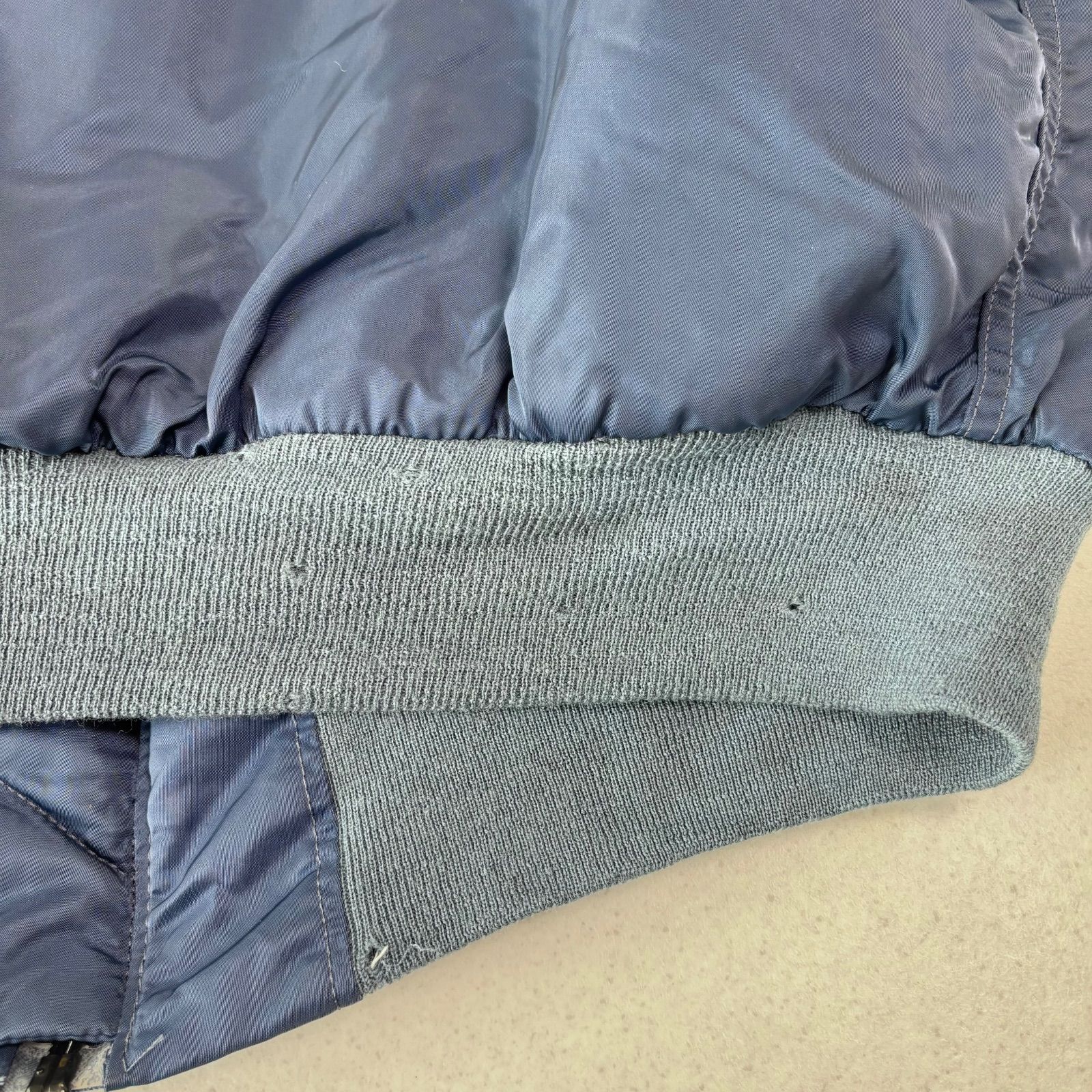 USA製 50s 復刻 ALPHA INDUSTRIES flight jacket TYPE B-15C XL navy