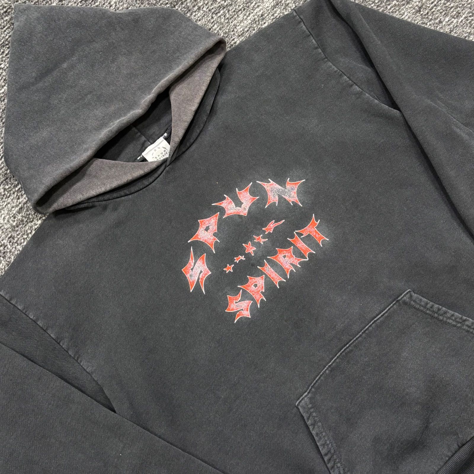 SPUN SPIRIT for Ron Herman Sweat Hoodie Black L スパンスピリット