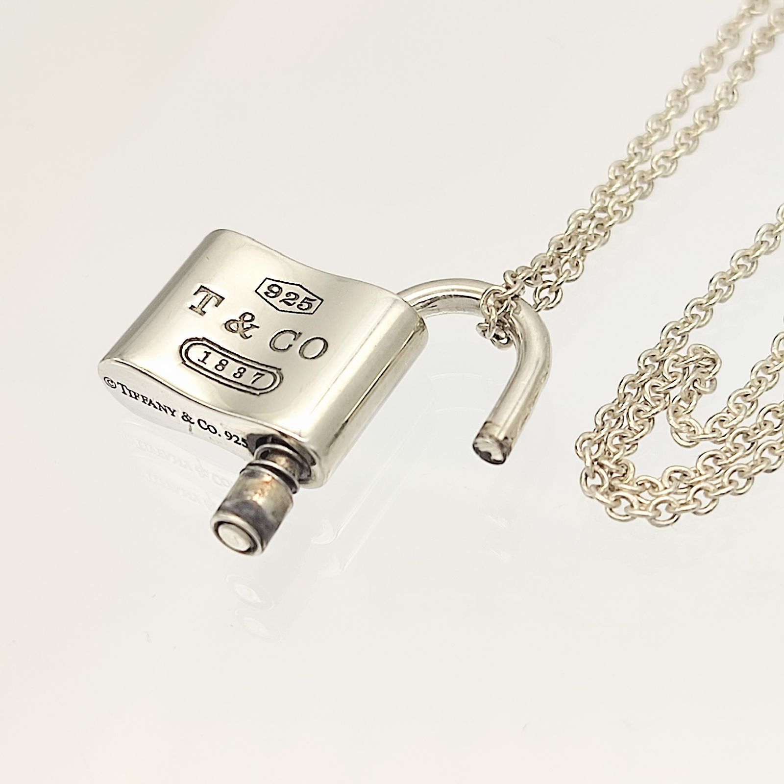 美品 TIFFANY ティファニー 1837 カデナシルバーネックレス