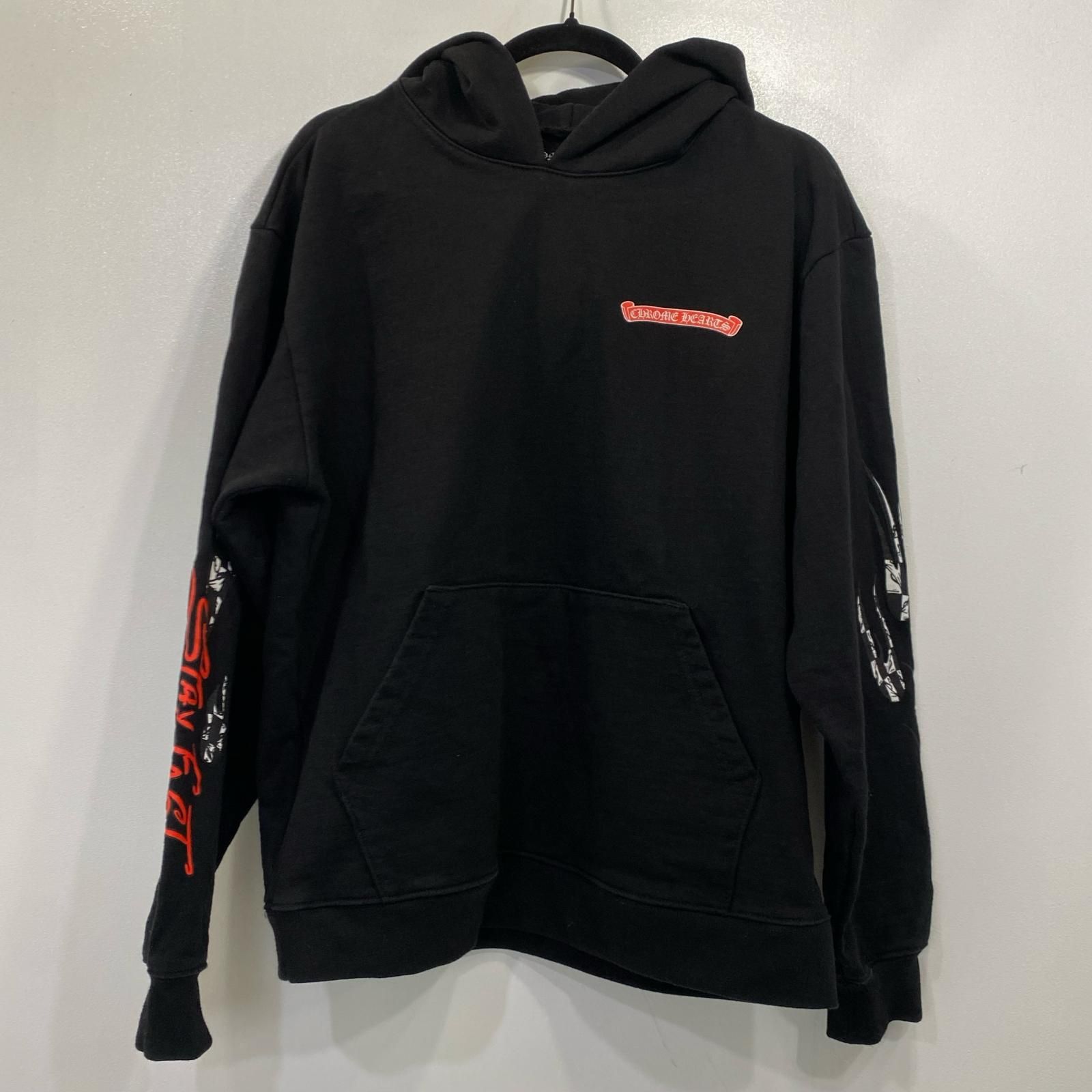 【姫路東店】 中古 CHROME HEARTS | クロムハーツ×Matty Boy パーカー Stay Fast Hoodie 国内正規品 ブラック サイズ：L 【108】 姫路東店】 中古 CHROME HEARTS | クロムハーツ×Matty Boy パーカー
