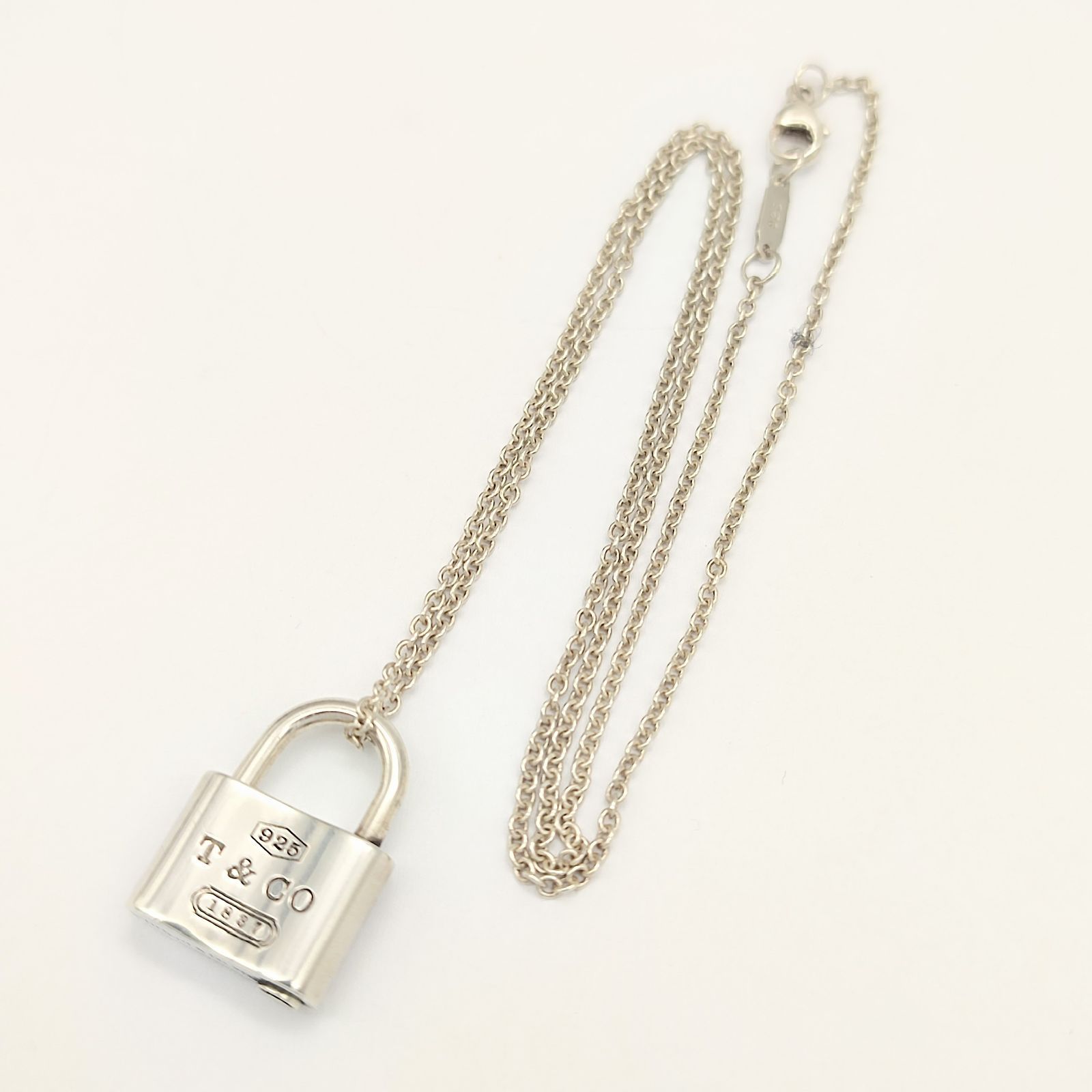 美品】TIFFANY ティファニー 1837 ロックネックレス カデナ SILVER 