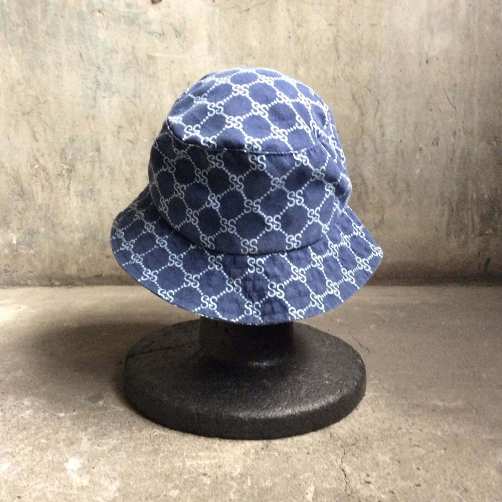 OLD STUSSY 90s-00s MONOGRAM BUCKET HAT 1990s 2000s STUSSY hats